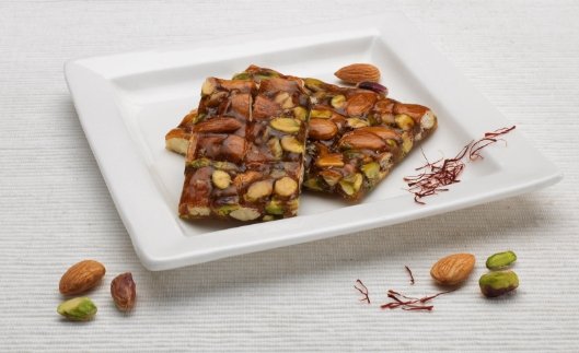 Flavored Chikki (Cardamom, Elaichi, or Saffron)
